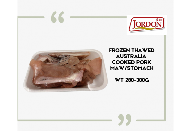 Frozen Thawed Australia Cooked Pork Maw 280-300g