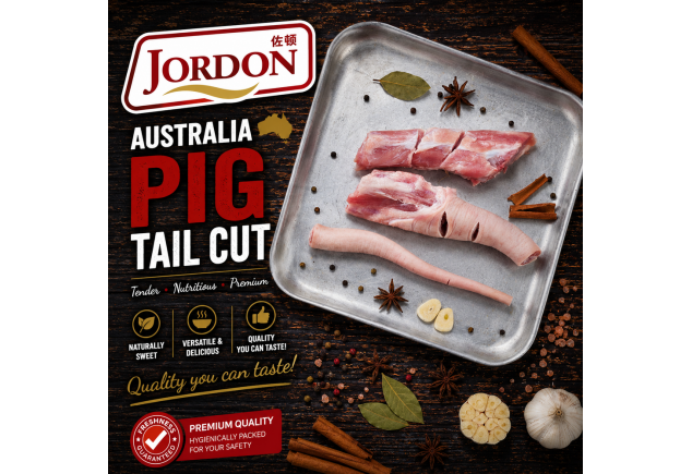 Fresh Australia Pig Tail cut 250-280g