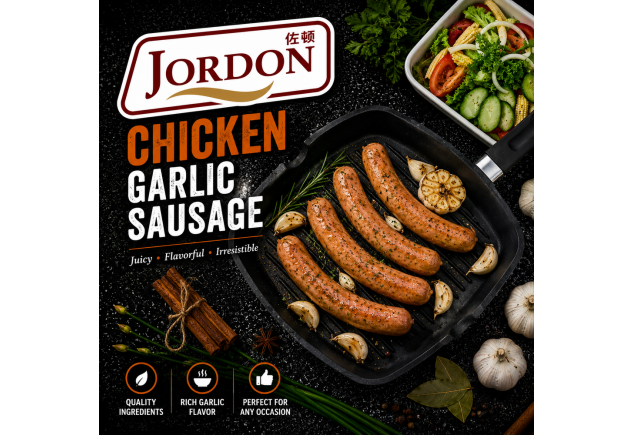Frozen Chicken Garlic Sausage 100g-1kg