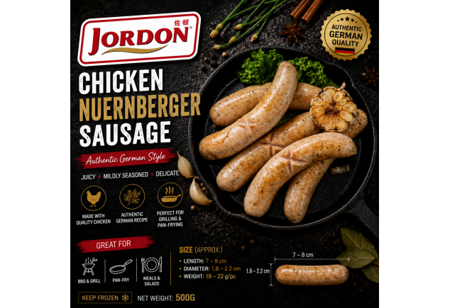 Frozen Chicken Nuernberger 100g-1kg