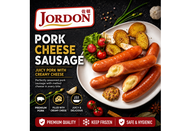 Pork Cheese Sausage 200g