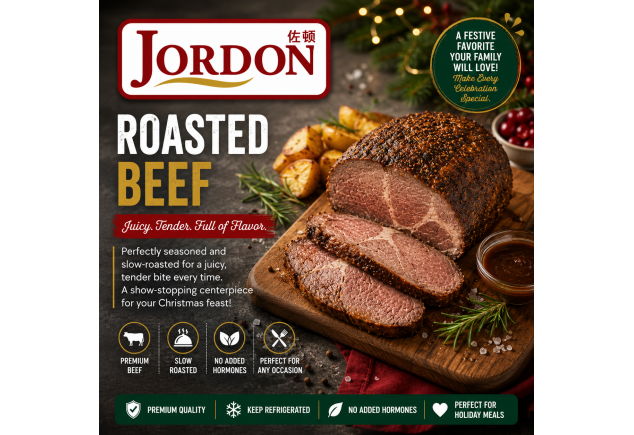 Roast Beef 1.2kg before roasting FREE Truffle Mushroom Sauce 1 pkt