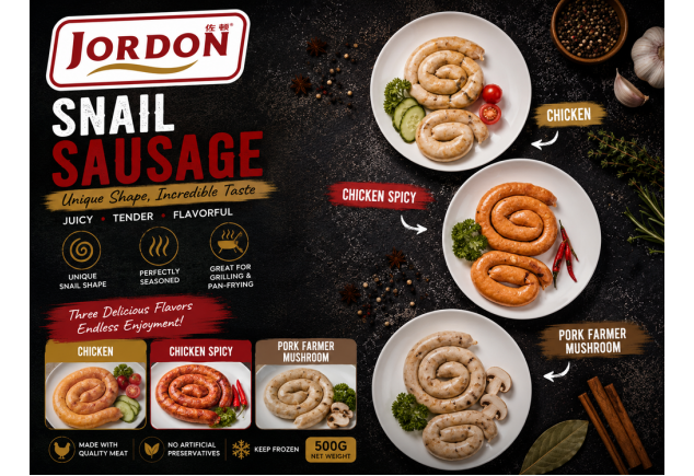 Chicken Snail Sausage