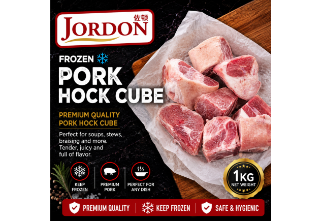 Frozen Pork Hock Cube 1kg