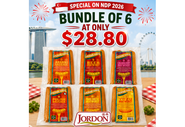 [House Brand] Pramie Haus Sausage Bundle of 6 (Assorted Flavours)