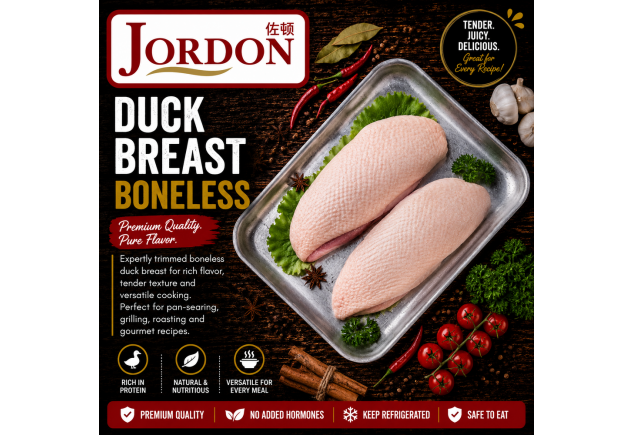 Frozen Duck Breast Boneless 500g