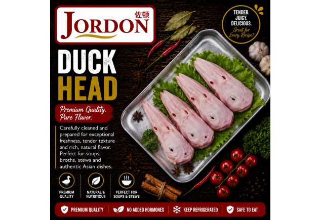 Frozen Duck Head 500g