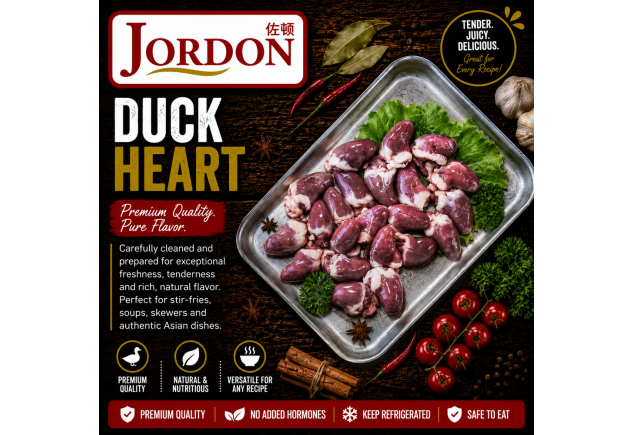 Frozen Duck Heart 500g