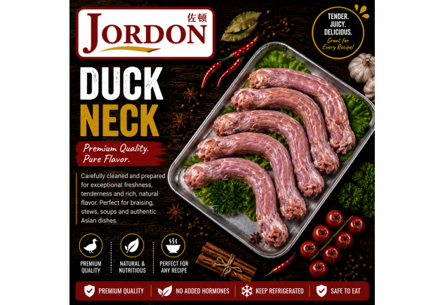 Frozen Duck Neck Skinless
