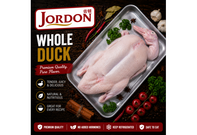 Frozen Duck Whole 2.56kg
