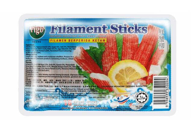 Frozen FIGO Filament Crab Stick 250g